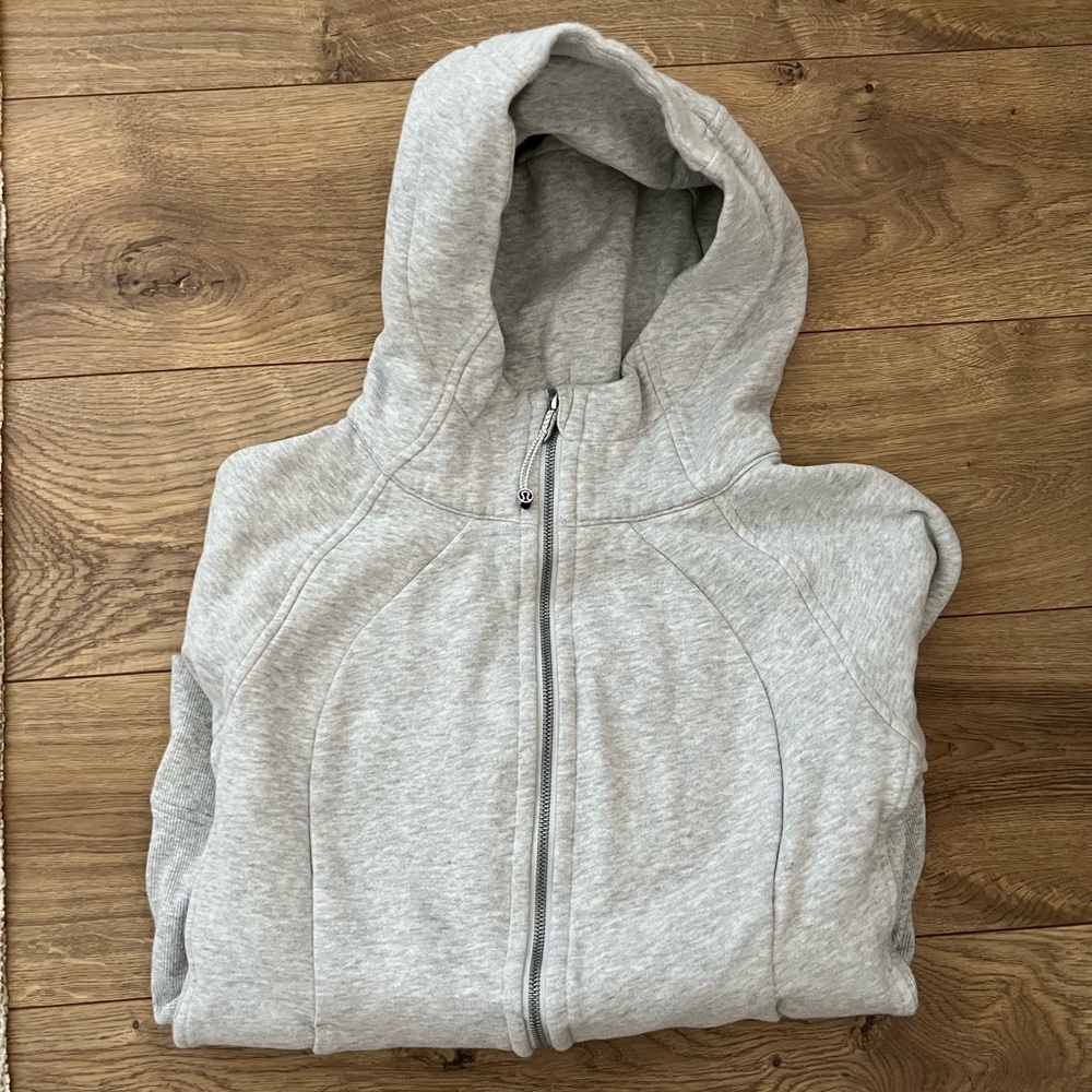 LULU SCUBA FULL ZIP LIGHT GREY